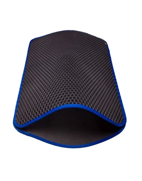 Cattie Altıgen Model Kum Toplayıcı Fonksiyonel Kedi Paspası Large Mavi 50x75 Cm