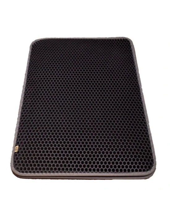 Cattie Altıgen Model Kum Toplayıcı Fonksiyonel Kedi Paspası Medium Gri 37x50 Cm