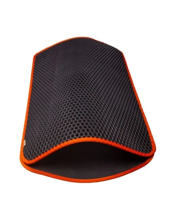 Cattie Altıgen Model Kum Toplayıcı Fonksiyonel Kedi Paspası Medium Turuncu 37x50 Cm