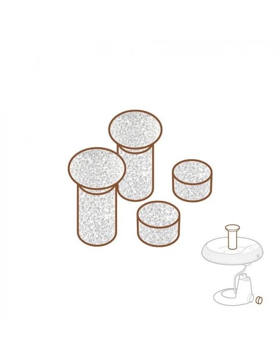 Cattie Kedi Köpek Su Pınarı Yedek Sünger Filtresi  4'lü Set