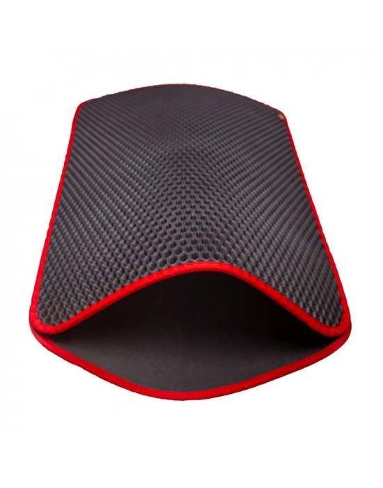 Cattie Kum Toplayıcı Fonksiyonel Kedi Paspası Altıgen 50-75 cm Kırmızı