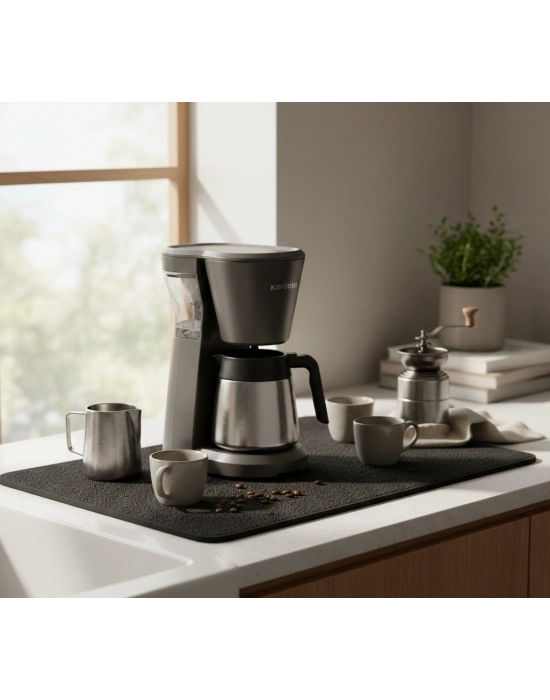 Çay Makinesi Altlığı Su Emici Kaymaz Taban Tezgah Koruyucu Kurulama Matı