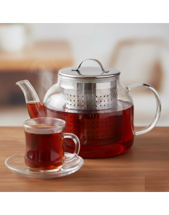 Çay Süzgeci Büyük Boy Paslanmaz Çelik Demlik İçi Çay Süzgeci Geniş Hacimli Ve Dayanıklı