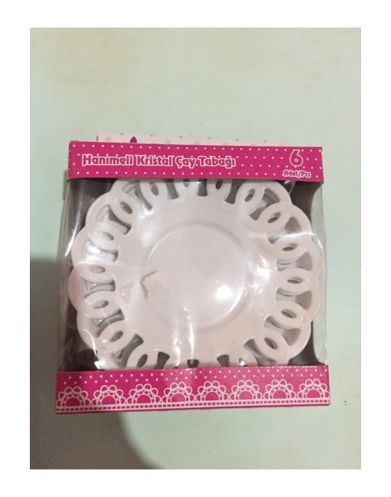 Çay Tabağı Kırılmaz 6 Adet Royaleks-TM739