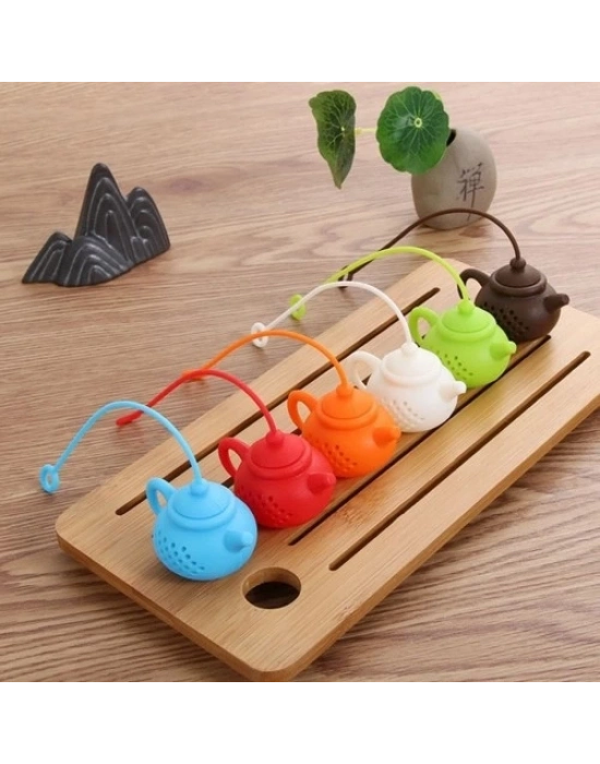 Çaydanlık Tasarımlı Çay Demleme Süzgeci