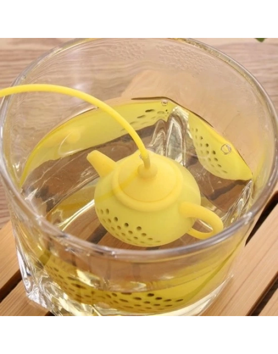 Çaydanlık Tasarımlı Çay Demleme Süzgeci