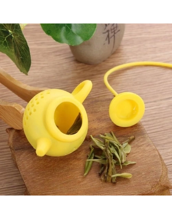 Çaydanlık Tasarımlı Çay Demleme Süzgeci