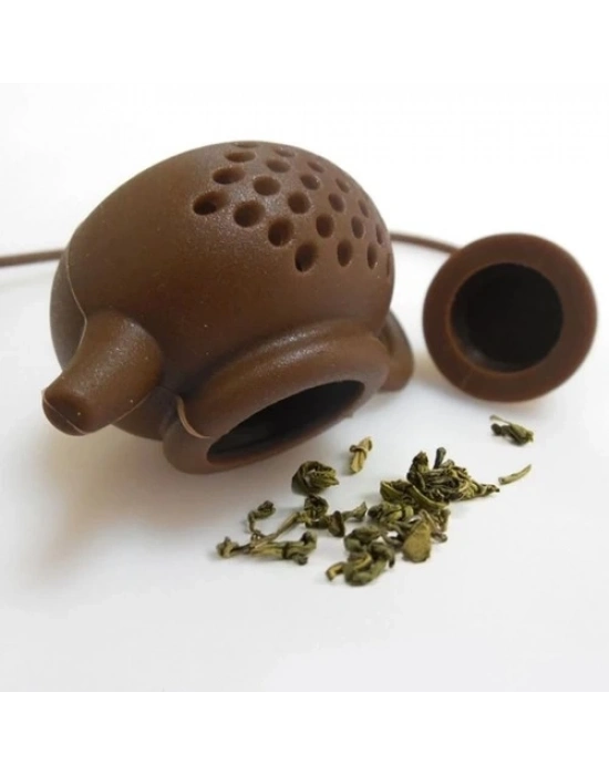 Çaydanlık Tasarımlı Çay Demleme Süzgeci