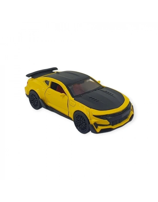 Çek Bırak Araba Metal - 3611C - Sarı