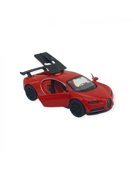 Çek Bırak Araba Metal - 3661C- Kırmızı