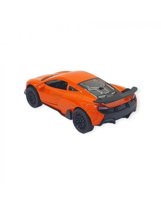 Çek Bırak Araba Metal - 3661C- Turuncu