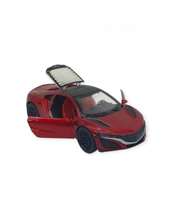 Çek Bırak Araba Metal - 3691C - Kırmızı