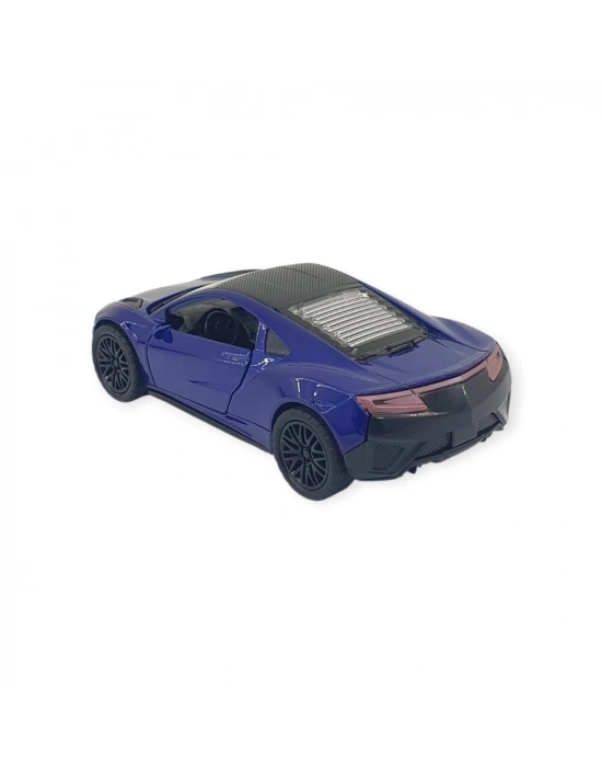 Çek Bırak Araba Metal - 3691C - Mavi