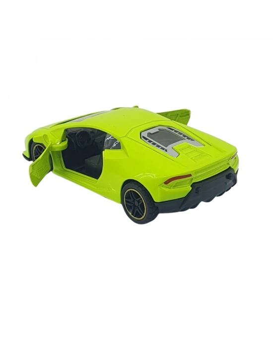 Çek Bırak Araba Metal - 6643-05-Yeşil