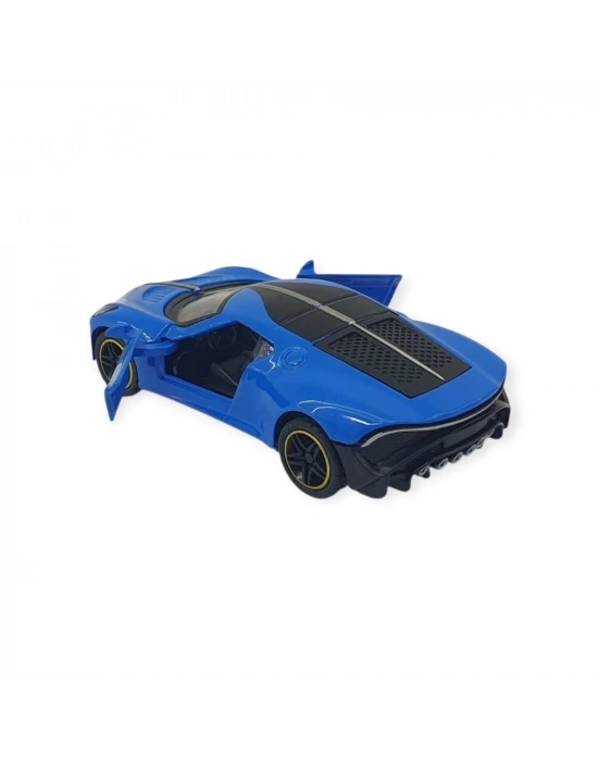 Çek Bırak Araba Metal - 6643-06 - Mavi