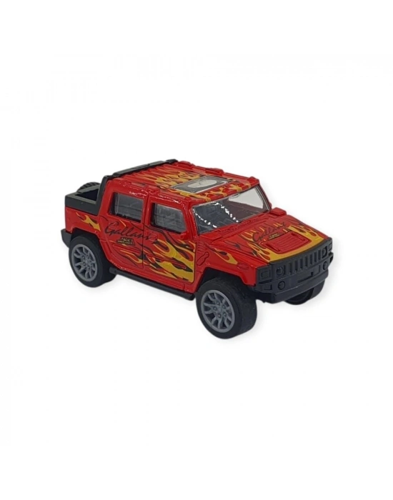Çek Bırak Araba Metal -K137A7 - Kırmızı