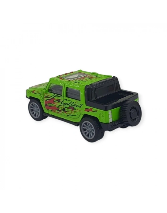 Çek Bırak Araba Metal -K137A7 - Yeşil