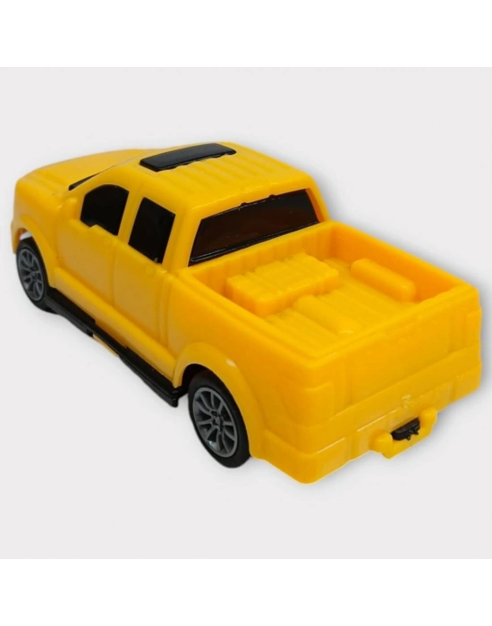 Çek Bırak Arabalar 10 Cm - Sarı Pick-Up