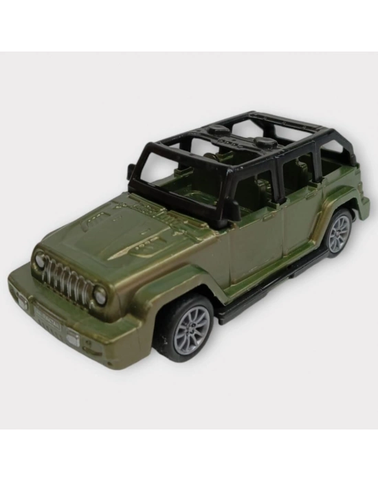 Çek Bırak Arabalar 10 Cm - Yeşil Jeep