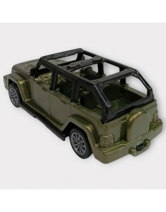 Çek Bırak Arabalar 10 Cm - Yeşil Jeep