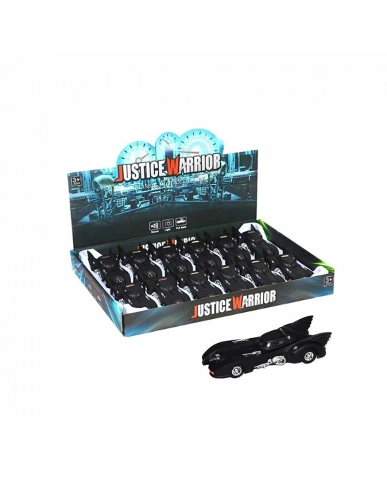 ® Çek Bırak Die Cast Metal Yarasa Araba