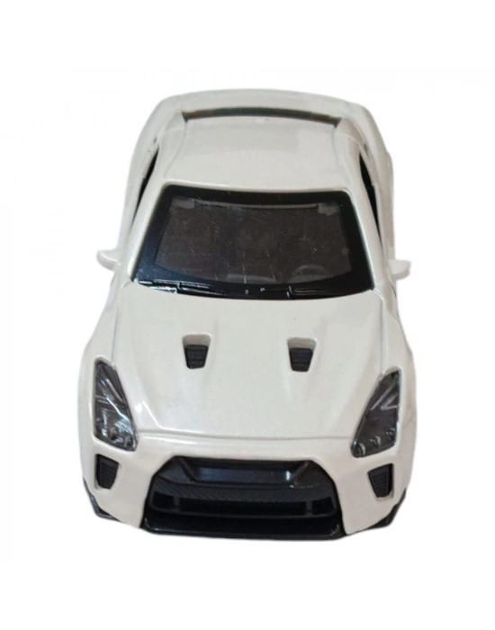 Çek Bırak Metal Araba - 4311E - Beyaz