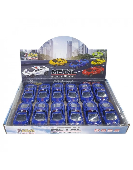 Çek Bırak Metal Araba Lamborgini - ILK004 - Jandarma