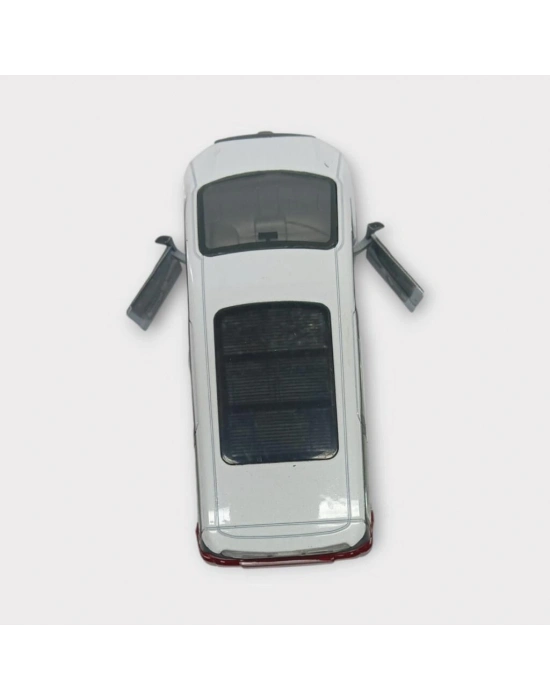 Çek Bırak Metal Araba Sesli Işıklı - Beyaz