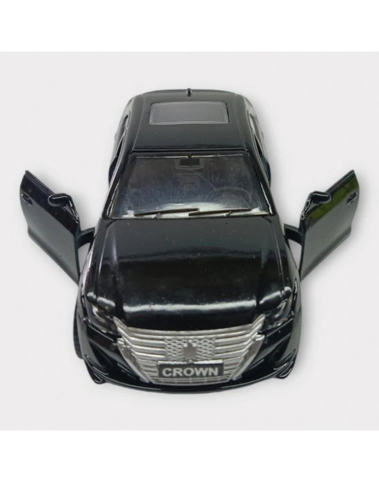 Çek Bırak Metal Araba Sesli Işıklı - Siyah