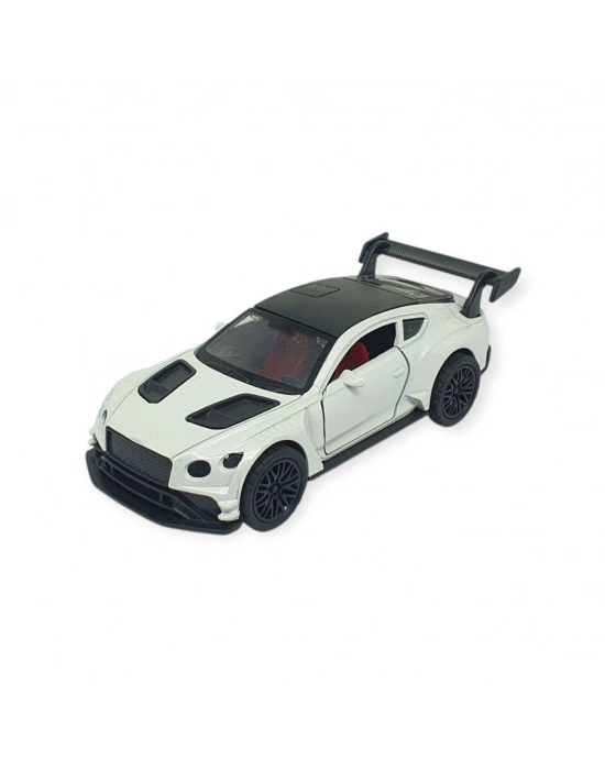 Çek Bırak Metal Arabalar 12 cm - 3671C - Beyaz