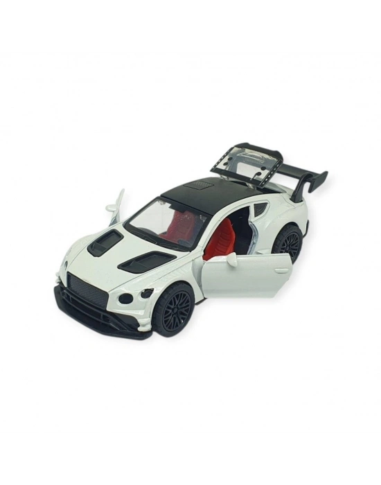 Çek Bırak Metal Arabalar 12 cm - 3671C - Beyaz