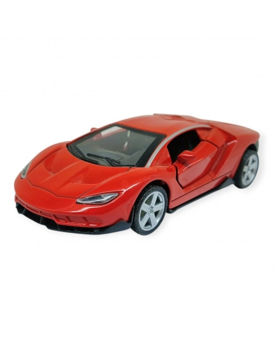 Çek Bırak Metal Arabalar 12 cm - 6632-40 - Kırmızı