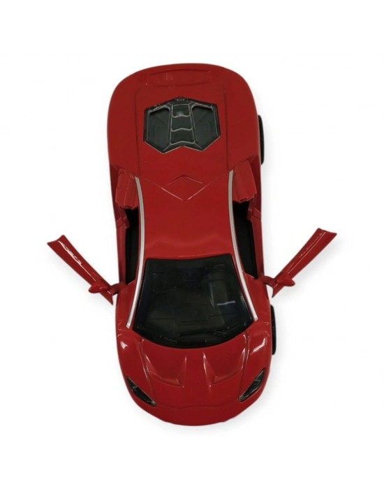 Çek Bırak Metal Arabalar 12 cm - 6632-40 - Kırmızı