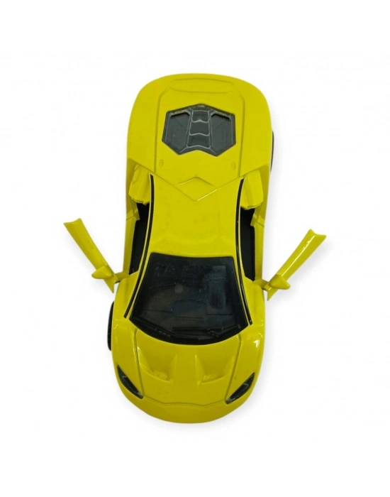 Çek Bırak Metal Arabalar 12 cm - 6632-40S - Sarı