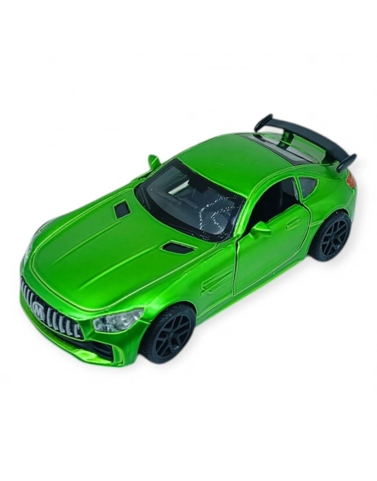 Çek Bırak Metal Arabalar 12 cm - Metalik Yeşil