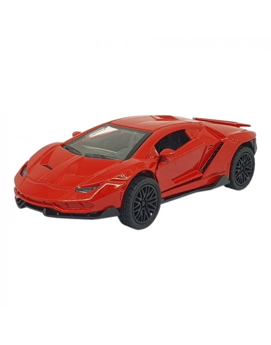 Çek Bırak Metal Arabalar 13 cm - SR2213- Kırmızı