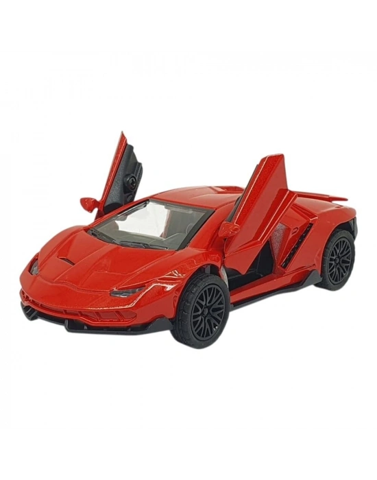 Çek Bırak Metal Arabalar 13 cm - SR2213- Kırmızı