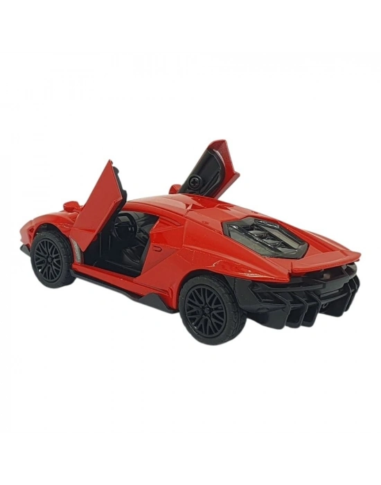 Çek Bırak Metal Arabalar 13 cm - SR2213- Kırmızı