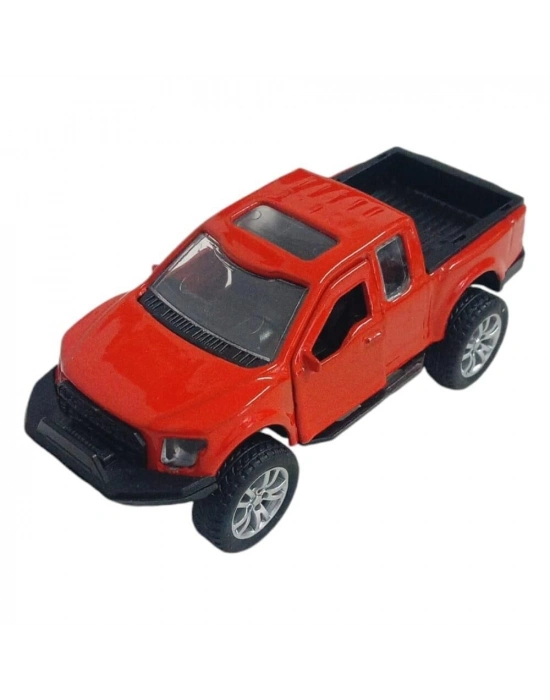 Çek Bırak Metal Arazi Aracı 13 cm - Kırmızı