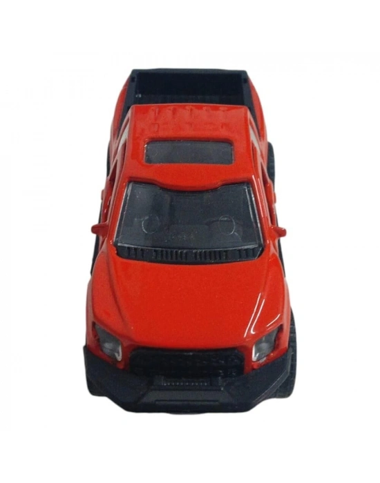 Çek Bırak Metal Arazi Aracı 13 cm - Kırmızı