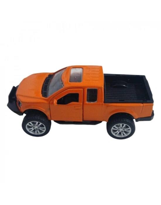 Çek Bırak Metal Arazi Aracı 13 cm - Turuncu