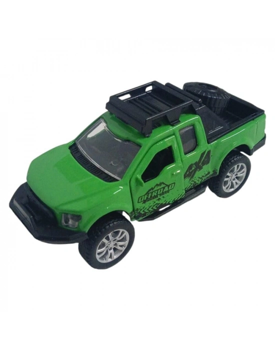 Çek Bırak Metal Arazi Aracı 13 cm - Yeşil