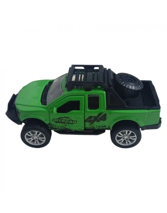 Çek Bırak Metal Arazi Aracı 13 cm - Yeşil