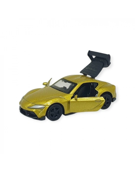 Çek Bırak Metal Küçük Arabalar 8 cm - 6411A-13 - Altın