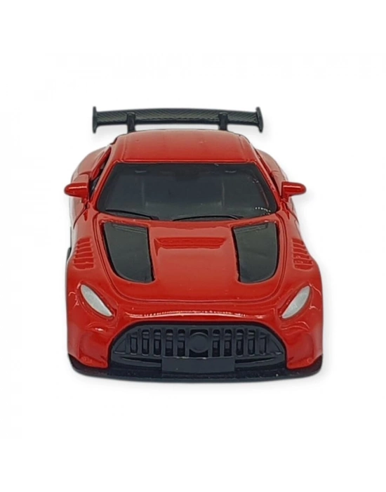 Çek Bırak Metal Küçük Arabalar 8 cm - 6411A-15 - Kırmızı