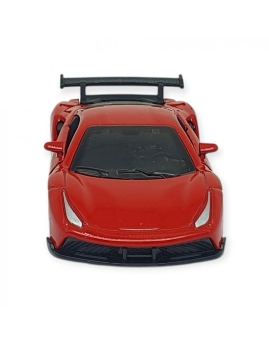 Çek Bırak Metal Küçük Arabalar 8 cm - 6411A-4 - Kırmızı