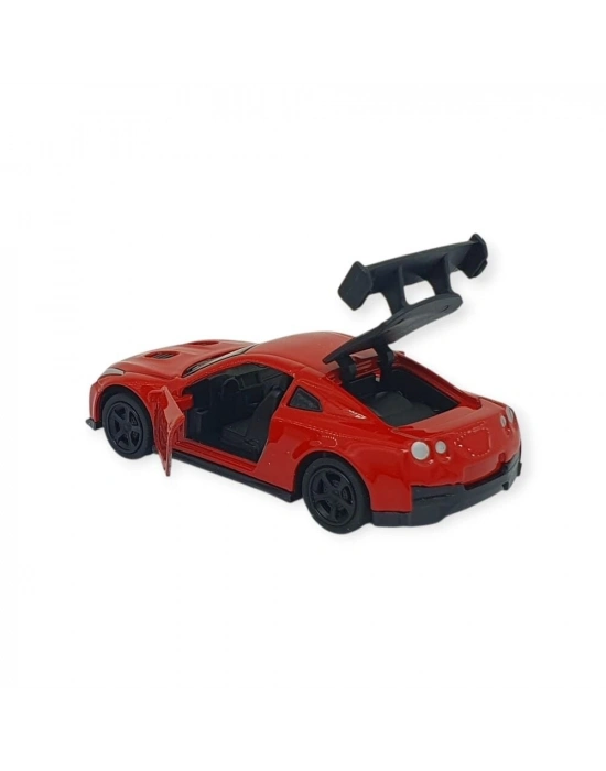 Çek Bırak Metal Küçük Arabalar 8 cm - 6411A-5 - Kırmızı