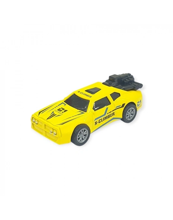 Çek Bırak Metal Küçük Arabalar 8 cm - SH40031 - Sarı
