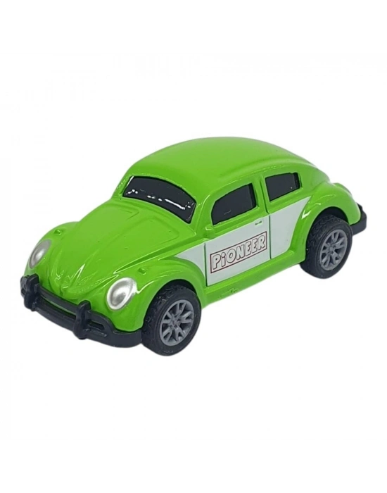 Çek Bırak Metal Küçük Arabalar 8 cm - SH40031 - Yeşil Vosvos