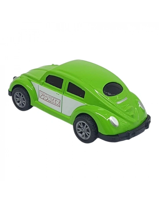 Çek Bırak Metal Küçük Arabalar 8 cm - SH40031 - Yeşil Vosvos